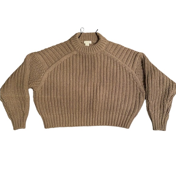 H&M Cable Knit Cropped Sweater M - Picture 1 of 9